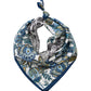Flaco Silk Bandana in color navy