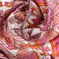 Flaco Silk Bandana in color rose violet