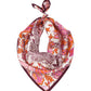 Flaco Silk Bandana in color rose violet