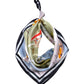Central Park Silk Bandana in color french blue
