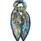 Crazy Paisley Pleated Diamond in color citron