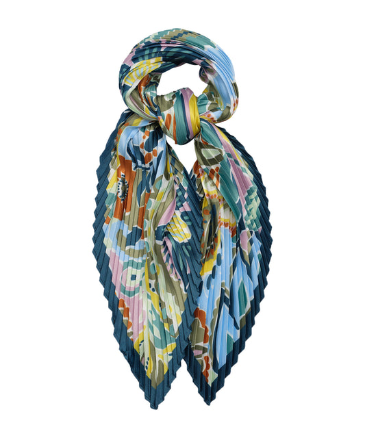 Crazy Paisley Pleated Diamond in color citron