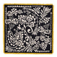 Park Paisley Oversized Silk Square Scarf in color black