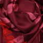 Park Paisley Oversized Silk Square Scarf in color fired brick