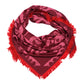Park Paisley Oversized Silk Square Scarf in color fired brick