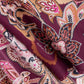 Snow Leopard Silk Wrap in color winter berry