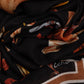 Autumn Floral Wrap in color black