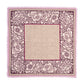 Vintage Floral Dot Wool Bandana in color fig