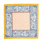 Vintage Floral Dot Wool Bandana in color navy