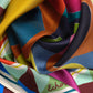 Painted Dots Silk Bandana in color multi