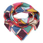Windowpane 35" Silk Square Scarf in color multi