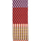 Checks Checks Silk Oblong Scarf in color fig
