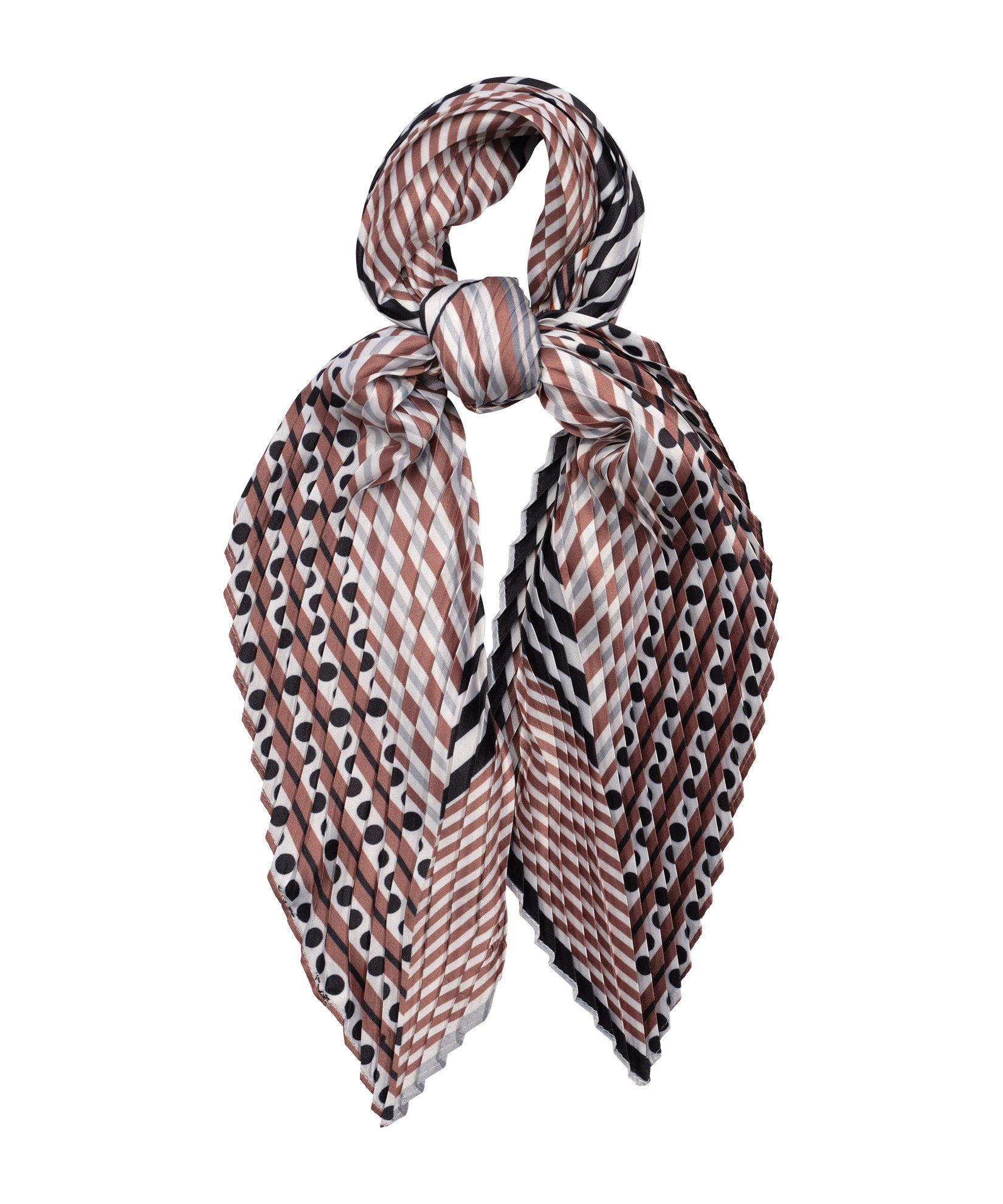 Downtown Pleated Diamond in color black