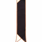 Colorblock Silk Bias Scarf in color black