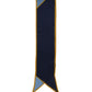 Colorblock Silk Bias Scarf in color navy