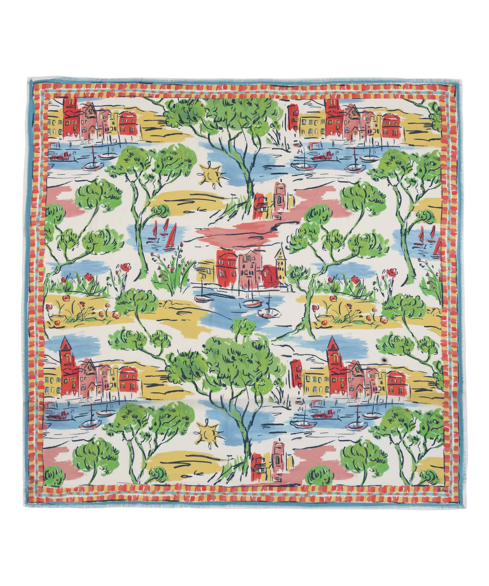 Riviera Square in color multi