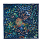 Lost At Sea 35" Silk Square Scarf in color navy