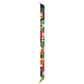 Multi Modernist Geo Silk Ribbon Scarf