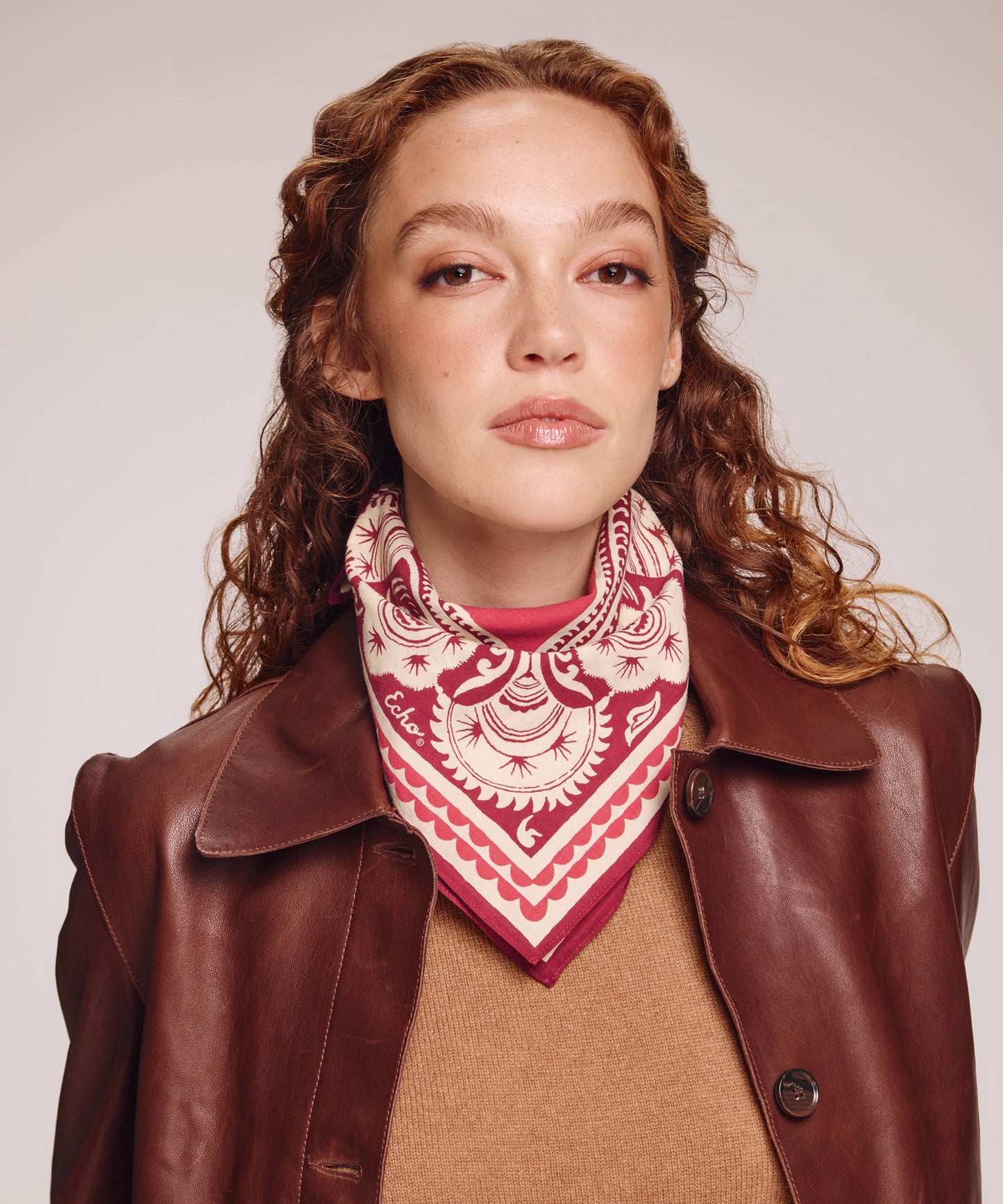 Red Bohemian Bandana