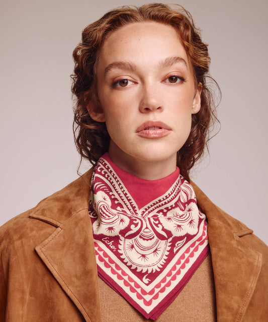 Red Bohemian Bandana