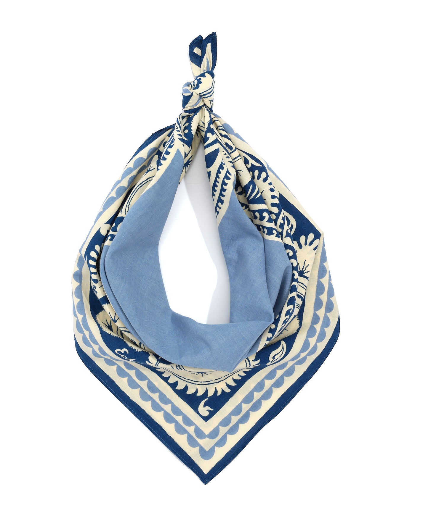 Blue Bohemian Bandana
