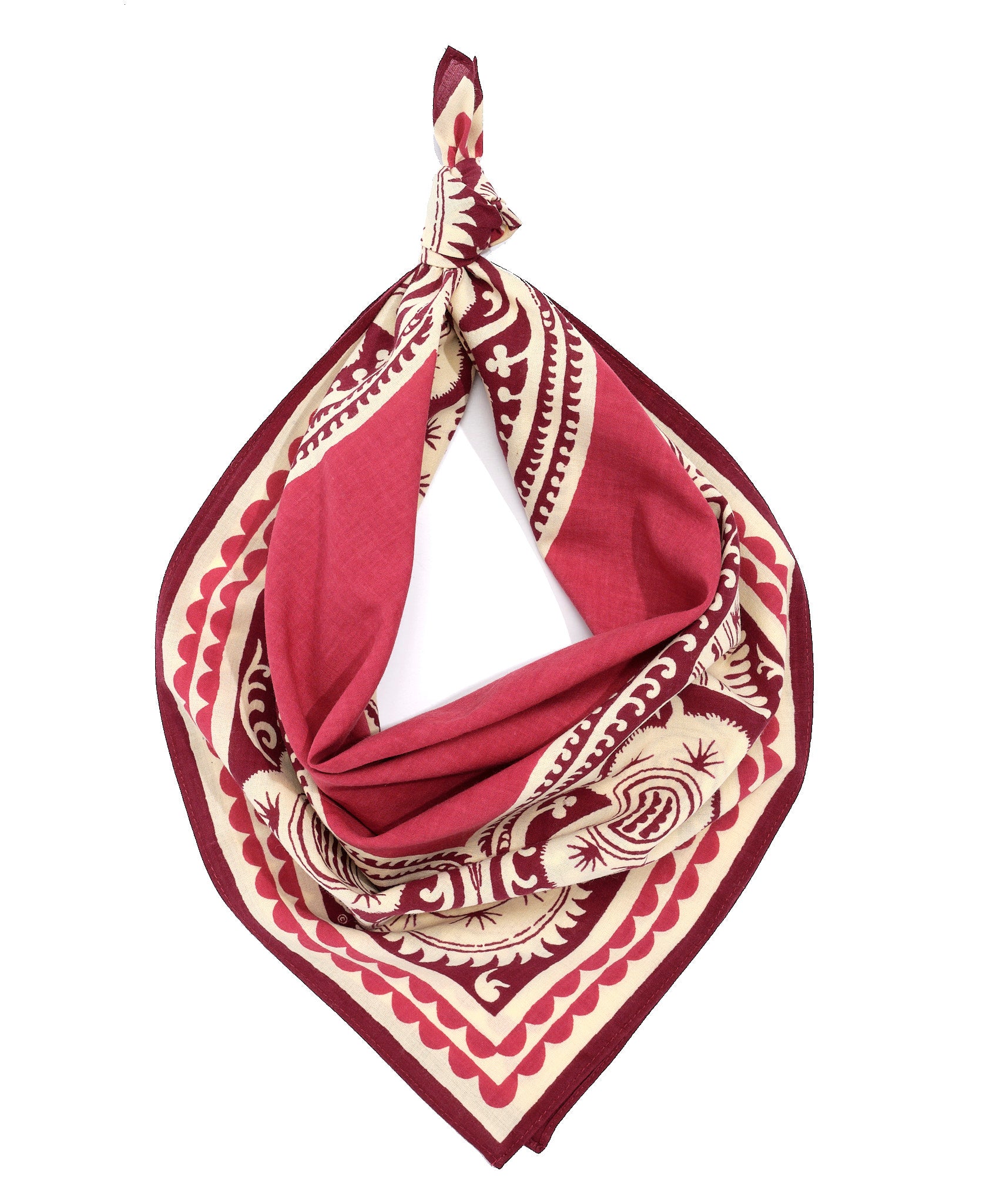 Red Bohemian Bandana