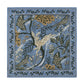 Nature Walk illustrated scarf in blue