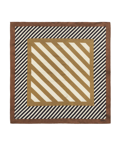Striped Bandana in Black