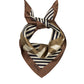 Striped Bandana in Black