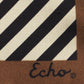 Striped Bandana in Black