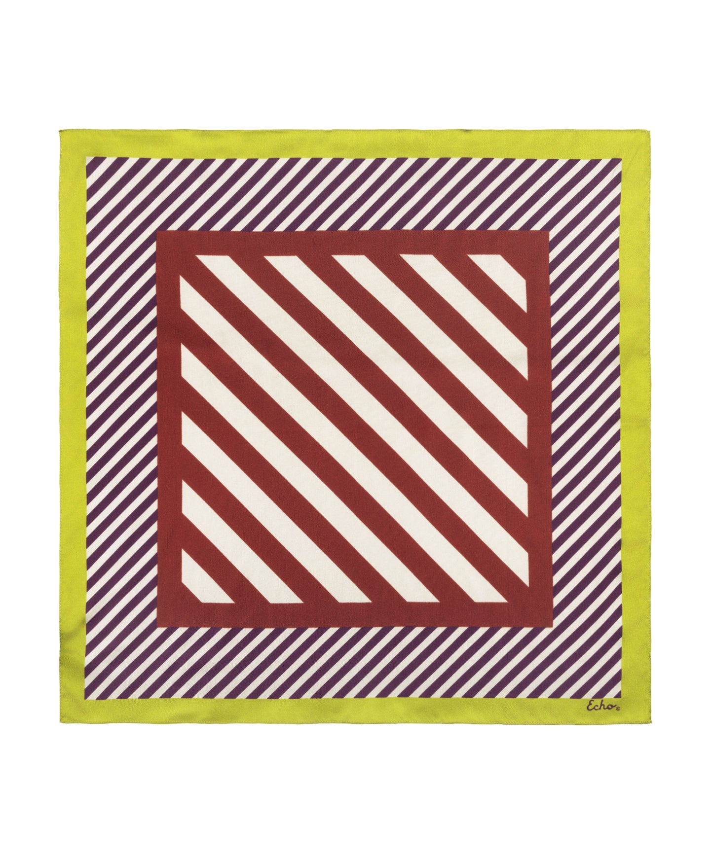 Striped Bandana in Mulled Wine