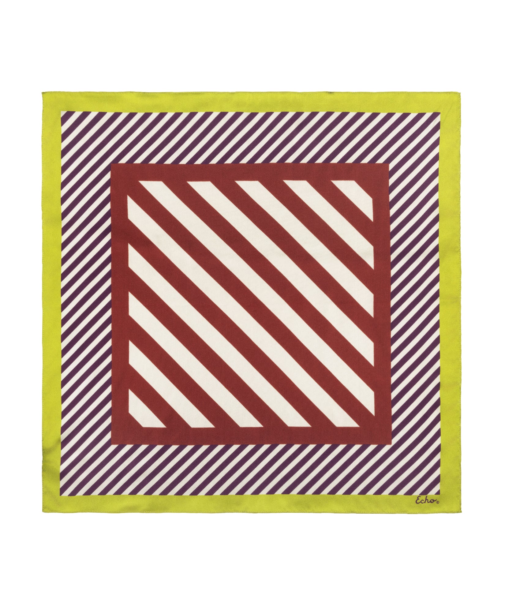 Striped Bandana in Mulled Wine