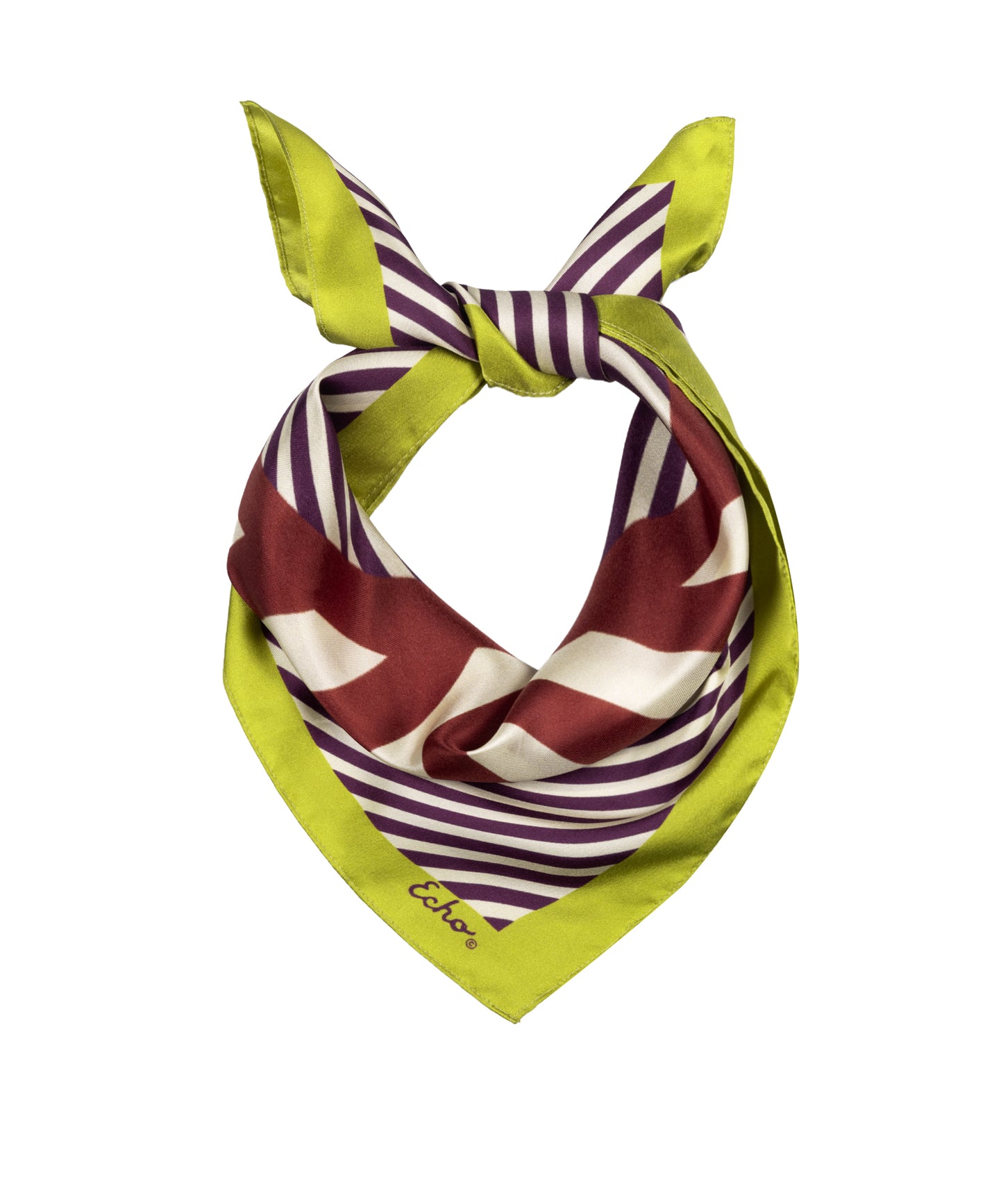Striped Bandana in Mulled Wine