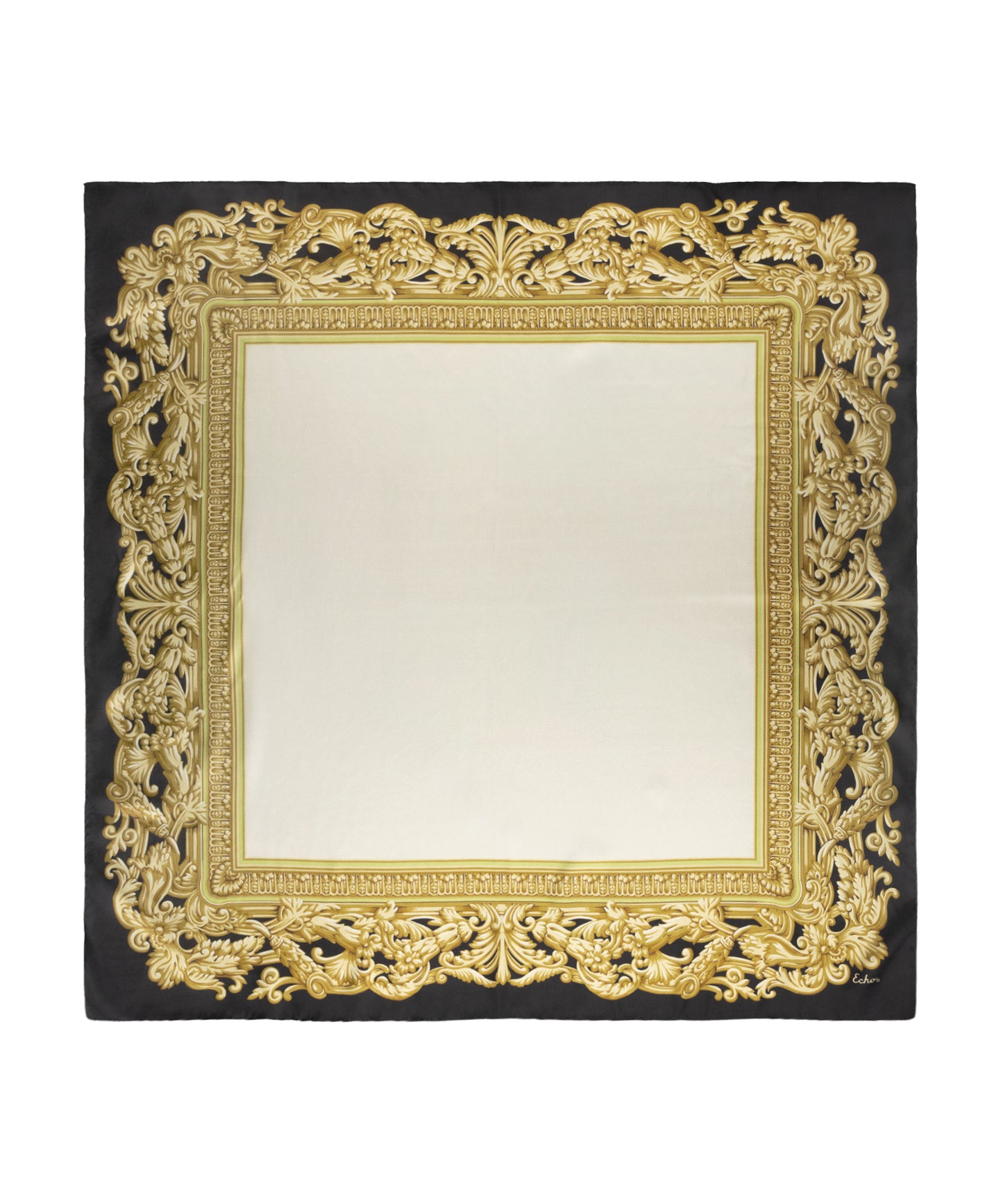 Picture Frame Silk Square in Black