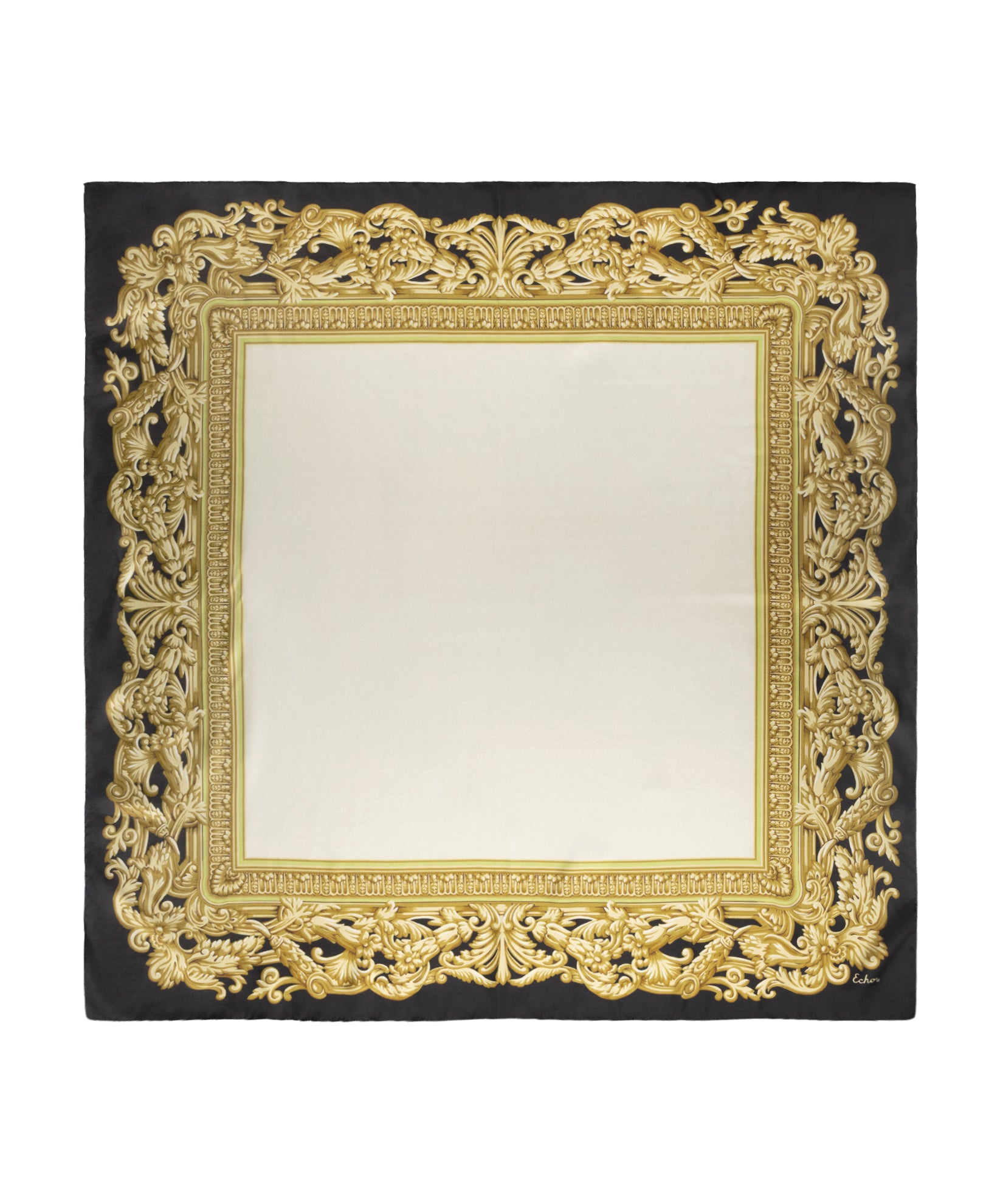 Picture Frame Silk Square in Black