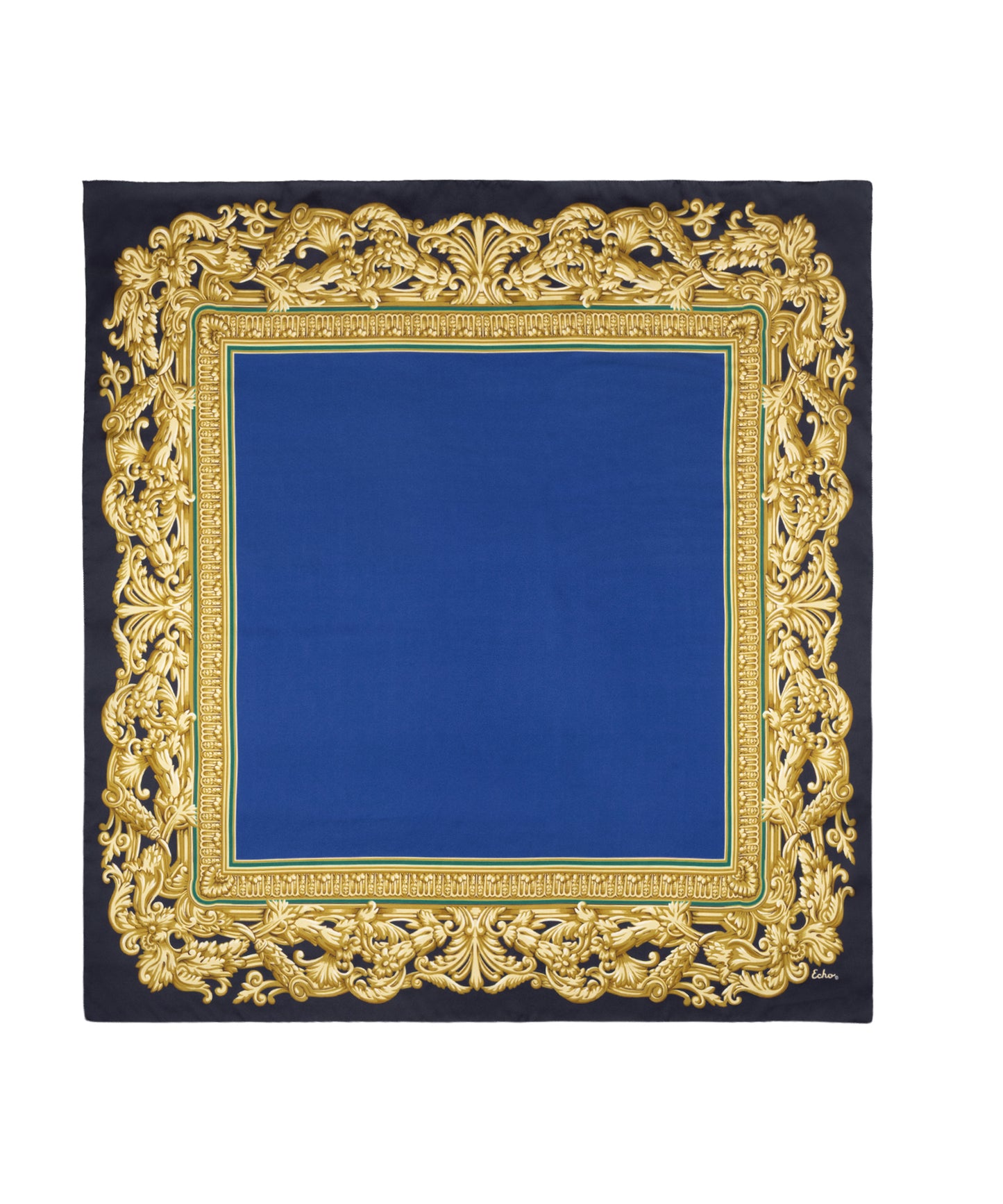 Picture Frame Silk Square in Navy