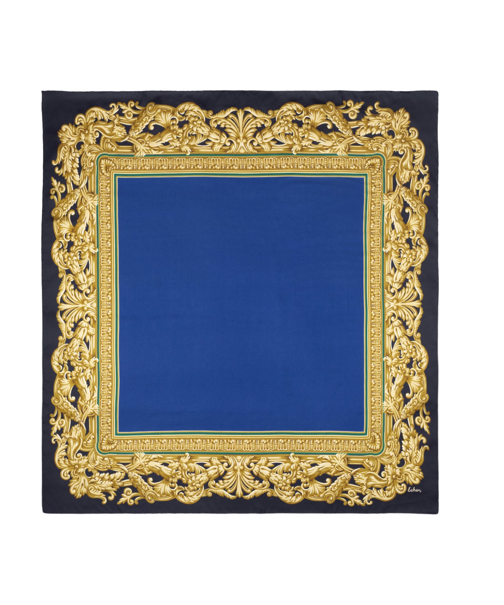 Picture Frame Silk Square in Navy