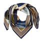 Geometric Silk Square in earth colors