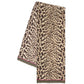 Leopard Silk Scarf in Brown