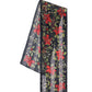 Poinsettia Scarf in Black
