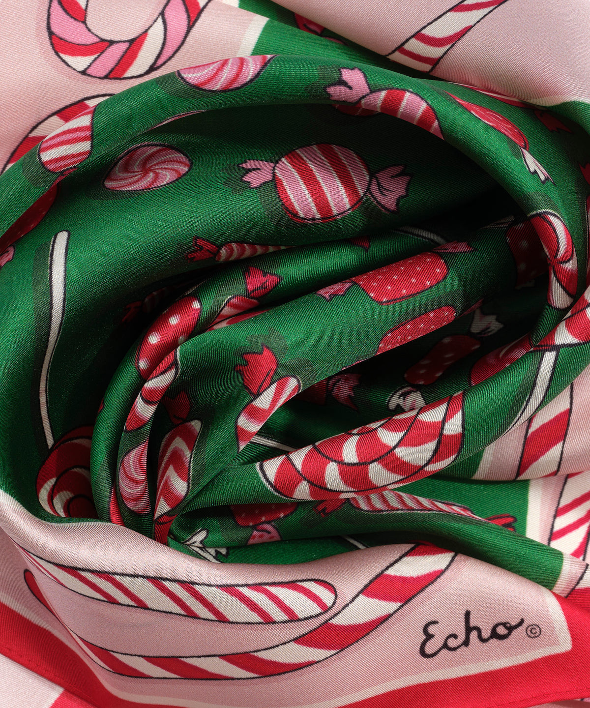 Christmas Candy Bandana in Cherry