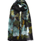 Blue Painterly Floral Wrap