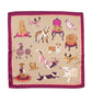 Doggie Daycare Scarf in Pink
