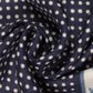 Floral wool and silk Bandana in blue