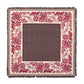 Floral wool and silk Bandana in red