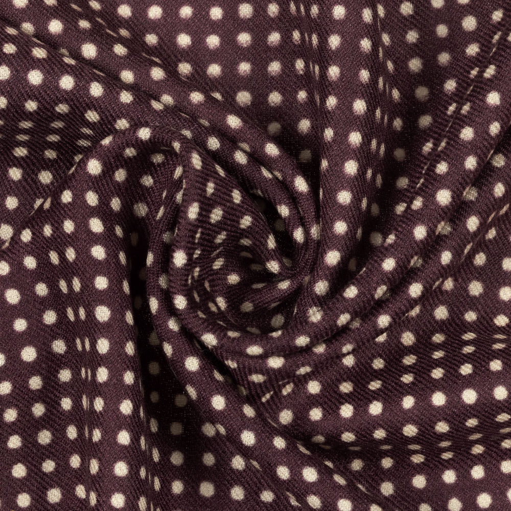 Floral wool and silk Bandana in red