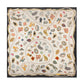 cream bejeweled silk scarf