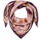 rose bejeweled silk scarf
