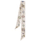 Bejeweled cream silk ribbon
