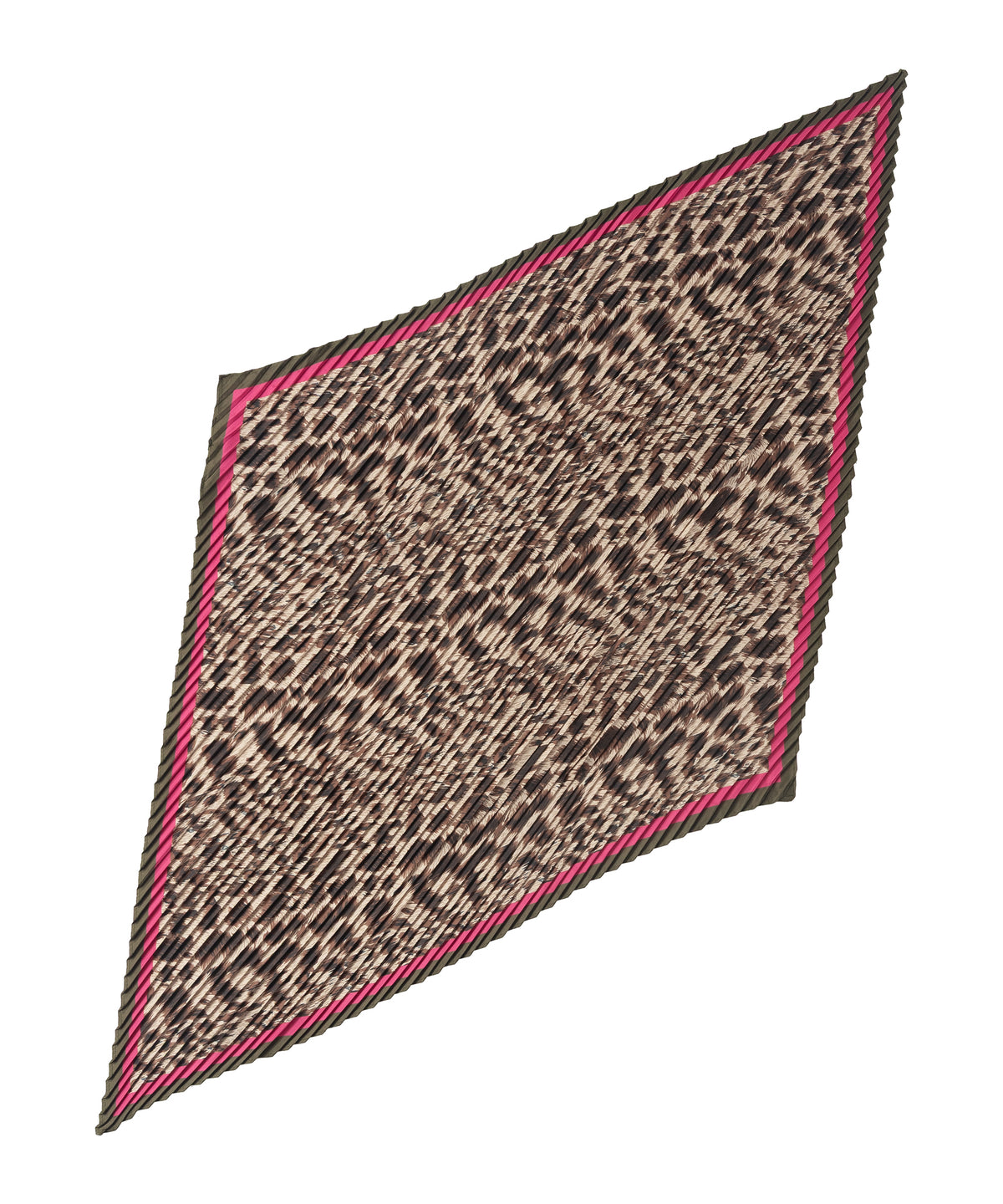 Leopard spotted diamond in chocolate